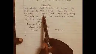 Approximations and Errors. Form 3 Mathematics.