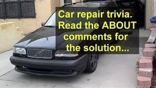 Car repair trivia... Front wheels facing the opposite directions - Auto Information Series