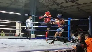 Niranjan alias Jiringamba semi final bout|| Muay Thai Team Kanglasha