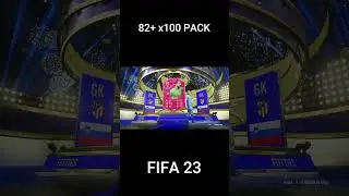 FIFA 23 82+ x100 RARE GOLD PLAYERS PACK OPENING #fifa23 #shorts #packopening