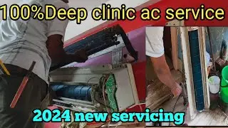 100%DeepAC servicing/AC master service/Jet pump AC service/deep cleaning ac service 2024😲😱