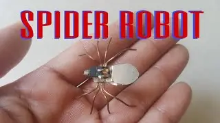 how to make a mini spider robot / mc tal tech