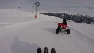 Downhill Snow Trike Race