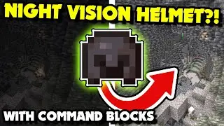 NIGHT VISION Helmet With Command Blocks in Minecraft 1.21.4 Java?! Detect Items in Inventory Slots!