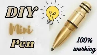 DIY MINI PEN//How to make mini pen at home//Creative Gargi