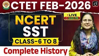 NCERT Class 6–8 History | SST Complete One Shot | Drishti Teaching Exams