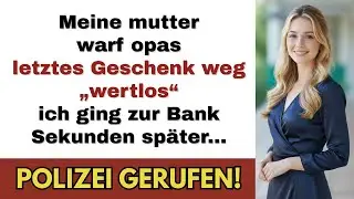 Meine Mutter warf Opas letztes Geschenk weg&hellip; dann rief die Bank die Polizei&hellip;