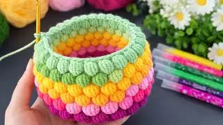 Super Easy Crochet Basket / Box ✔ Very Useful & Decorative | Make & Sell 💰