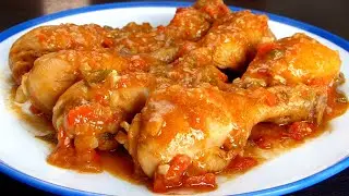 Pollo al Chilindrón 🍗 Receta de Pollo ¡Tradicional y Deliciosa! ✅