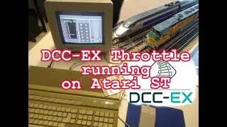 Запуск дросселя для DCC-EX на Atari ST (Atari 1040 STE и цифровая модель железной дороги)