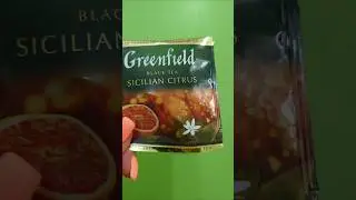 Чай с настроением отпуска 😊 Greenfield, почему ты такой вкусный 😋 #greenfield #siciliancitrus #tea