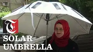 Smart Solar Umbrella for Hajj Pilgrims