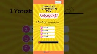 Computer Fundamental MCQ I Basic Computer Organisation #basiccomputer #computerfundamental #shorts