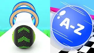 Going Balls vs AZ Run All Levels Gameplay Walkthrough Apk iOS Android Games KDIEJ8