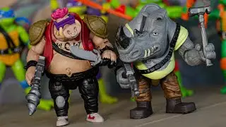 Бібоп та Рокстеді | Черепашки-Ніндзя 2023 Погром Мутантів | Playmates | Огляд Фігурок