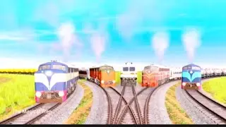 Indian Railway Train Video/ Tracks Are Five Train / By The Magical Tren/