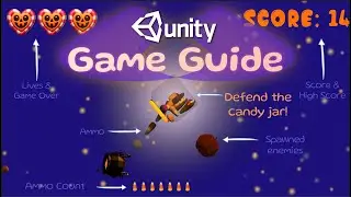 Complete Unity Game Tutorial [Candy Jar] - Learn Aiming, Shooting, Lives, and More in One Game!