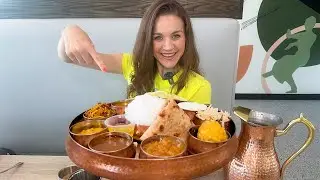 UNLIMITED VEGETARIAN INDIAN THALI!! | This was UNREAL.