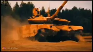 T90 Tank fire