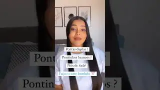 Como acabar com as pontas Duplas 😱#shortsvideo #cabelo #dicas #beleza