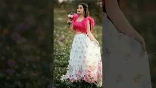Meesho saree converted into half saree Ideas 💡
