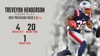 TreVeyon Henderson Preseason Week 2 Highlights | Every Run vs Vikings