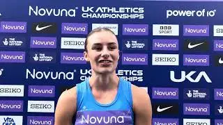 European U23 bronze medalist Abigail Ives qualifies for the British Champs 800m final