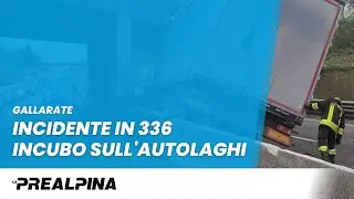 Gallarate | Incidente in 336, incubo sull'Autolaghi