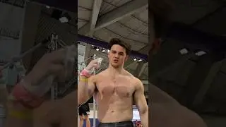 Pre comp training #youtubeshorts #gymnastics #athlete #shorts #flips