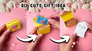 DIY Cute Gift Idea For Boyfriend/Girlfriend/Bestfriend | 3D Paper Craft Ideas | Simple & Easy Cards