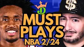 NBA DFS Tuesday 2/24 (DraftKings NBA MUST PLAYS) | NBA DFS Picks
