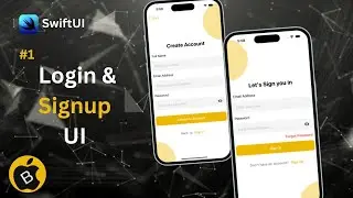 Elegant Login & Register Screen Design in SwiftUI | iOS 18