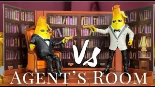 Fortnite Peely Agent&rsquo;s Room 4&rsquo;&rsquo; Action Figure Playset Review (Jazwares 2021)