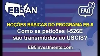 Como as peti&ccedil;&otilde;es I-526E s&atilde;o transmitidas ao USCIS?