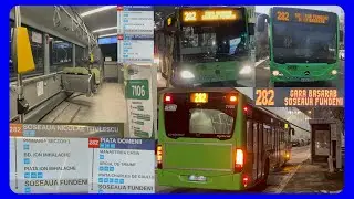Călătorie cu MB Citaro Hybrid #7106 pe linia 282