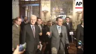 EGYPT: SYRIAN AND EGYPTIAN LEADERS DISCUSS MID EAST PEACE PROCESS