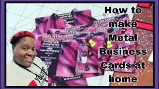 How to make Metal business cards