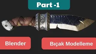 Blender Dersleri -  Game Asset - Bıçak Modelleme - Blender 4.1 Beta