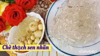 Ch&egrave; thạch sen nh&atilde;n