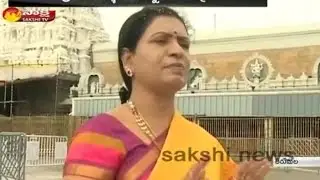 Ex Minister D K Aruna Visits Tirumala