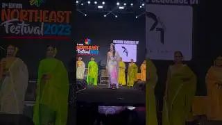 Strela thounaojam at Northeast Festival #reels #shorts #video #showstopper #meitei #manipur #fashion