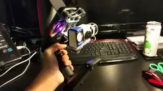 Yuneec q500 4k CGO3 steady grip with cheap gimbal and Xiaomi Yi
