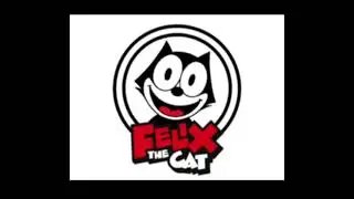 Felix the Cat Logo With Circle Rings In the Cartoon Characters 