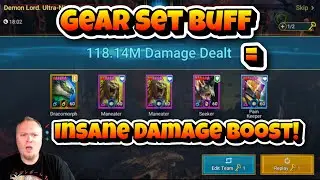 Insane Damage Buff for Gear!  & Complete Gear Buff Breakdown!  Raid: Shadow Legends