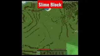 Slime Block MLG From 40 Blocks #minecraft #shorts
