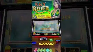SKY RIDER slot machine biggest jackpot! #shorts #highlimitslots #jackpothandpay