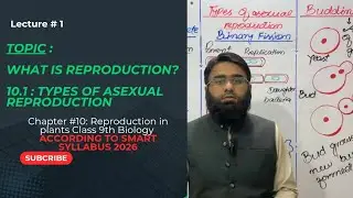 Reproduction in plants Class 9th Biology | 10.1 Types of Asexual Reproduction | Smart Syllabus 2026 