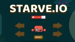 Playing Starve.io As The RedGalaxy