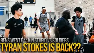 TYRAN STOKES IS BACK?? 🙈 | NY RENS WENT FED AGAINST OAKLAND SOLDIERS 👀 | JASON CROWE #1 PG IN US???