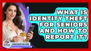What Is Identity Theft For Seniors And How To Report It? - Senior Credit Solutions